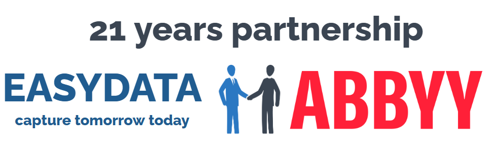 ABBYY FineReader & EasyData, more that two decades partners